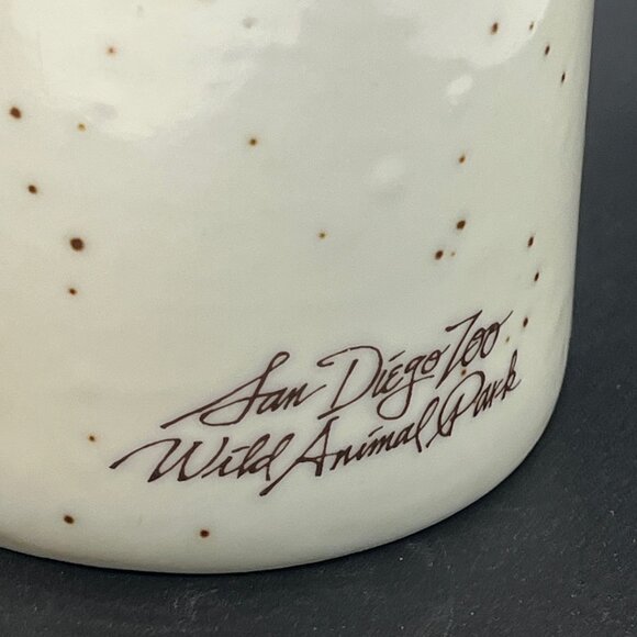 Vintage SAN‎ DIEGO ZOO~ Wild Animal Park "LION" Coffee Tea Mug Cup~ M Schnorr - Picture 4 of 7